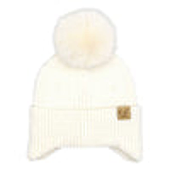 C.C® Toasty and Warm Pom Ear Flap Kids Beanie