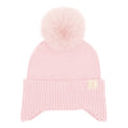 Pink C.C® Toasty and Warm Pom Ear Flap Kids Beanie