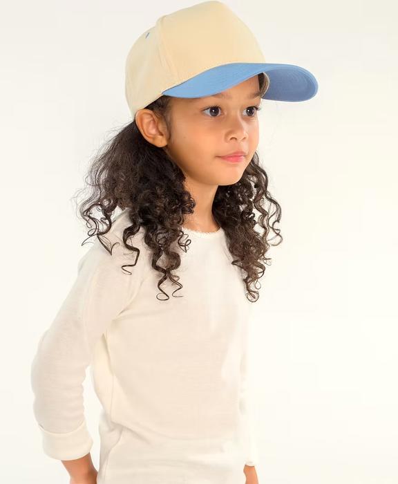 Kids Two Tone Canvas Trucker Cap