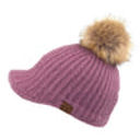 Violet CC Kid and Adult Sizes Winter Knitted Ball Cap Beanie