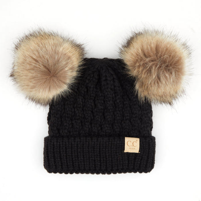 C.C® Kids Double Pom Beanies Hats