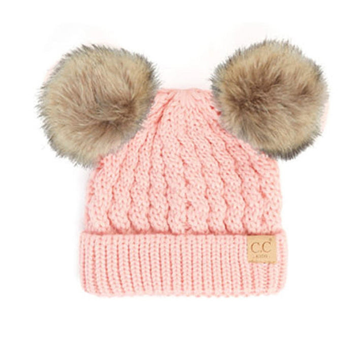 C.C® Kids Double Pom Beanies Hats