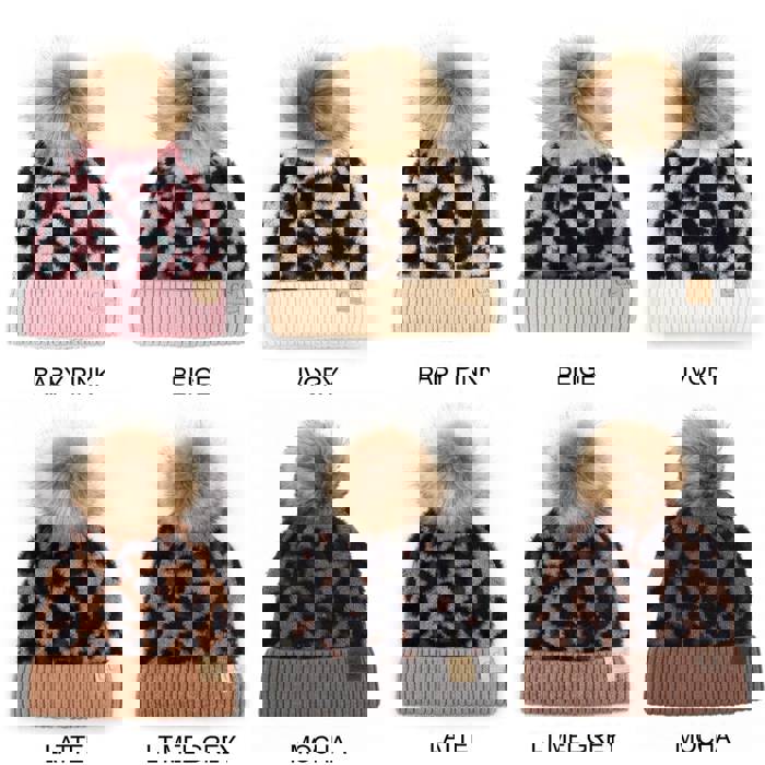 C.C® Beanie Leopard Accessories Hats, Ages 1-5 by Truly Contagious