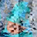 Newborn - 12 Month | Teal & SeaGreen C.C® Beanie Kids Tie Dye Hats -Two Sizes - Newborn - 9 Months and Ages 1-5 - by Truly Contagious