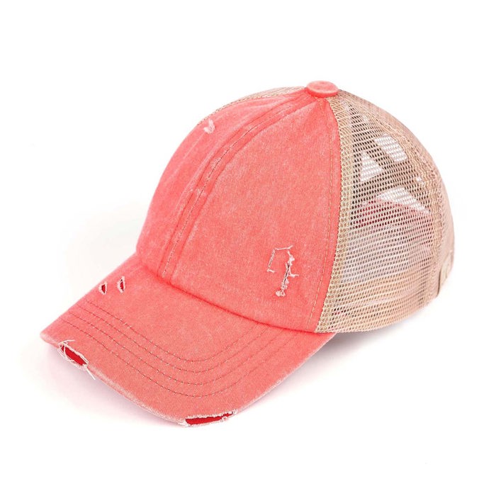 CC Multi-Level Criss Cross Kids Baseball Ponytail Cap Hat