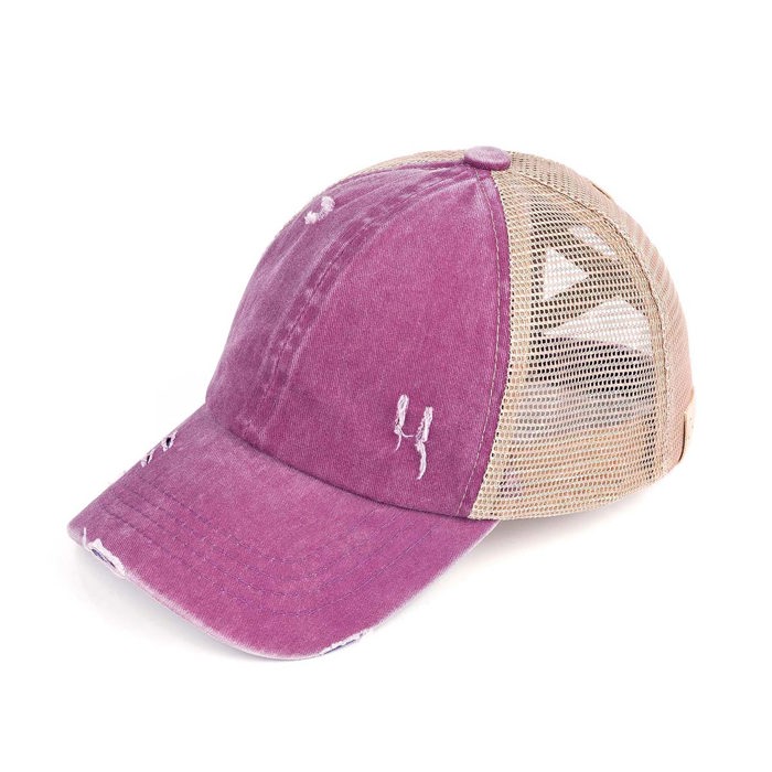 CC Multi-Level Criss Cross Kids Baseball Ponytail Cap Hat