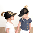  CC Multi-Level Criss Cross Kids Baseball Ponytail Cap Hat