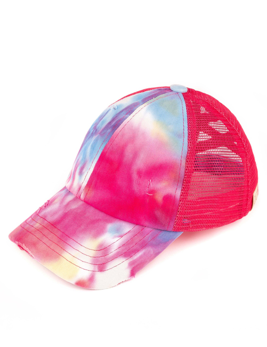 CC Kids Tie-Dye Criss-Cross Pony Cap