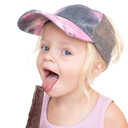  CC Kids Tie-Dye Criss-Cross Pony Cap