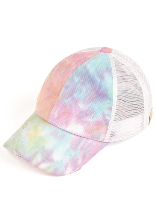 CC Kids Tie-Dye Criss-Cross Pony Cap