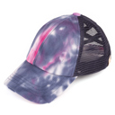 Navy CC Kids Tie-Dye Criss-Cross Pony Cap