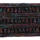 #32 Black/Teal/Purple/HotPink (Four-Tone) C.C® Kid Cozy Multi Pony Headband
