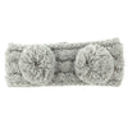 Light Melange Grey C.C® Kids Pom Headwrap