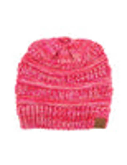 C.C® Kids Youth Toddler Ages 1-5 Multi-Toned Ponytail Beanie