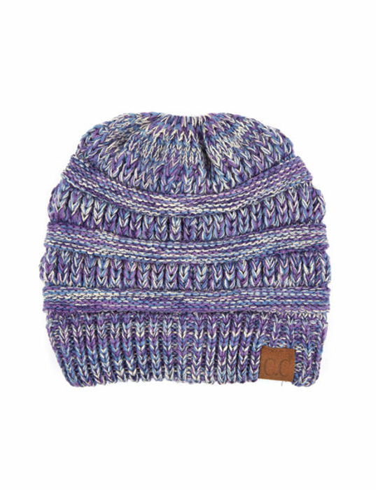 C.C® Kids Youth Toddler Ages 1-5 Multi-Toned Ponytail Beanie