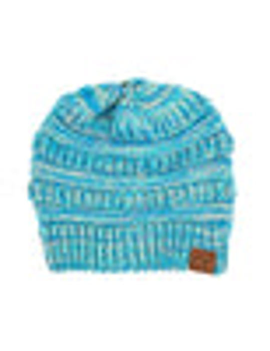 C.C® Kids Youth Toddler Ages 1-5 Multi-Toned Ponytail Beanie