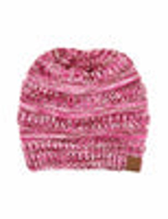C.C® Kids Youth Toddler Ages 1-5 Multi-Toned Ponytail Beanie