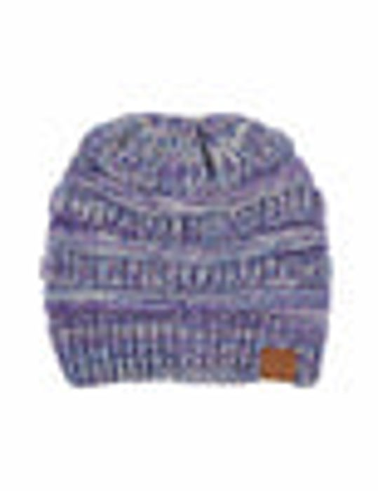 C.C® Kids Youth Toddler Ages 1-5 Multi-Toned Ponytail Beanie