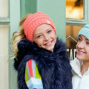 Ivory CC Messy Bun Adults and Kids Ponytail Beanies Hats