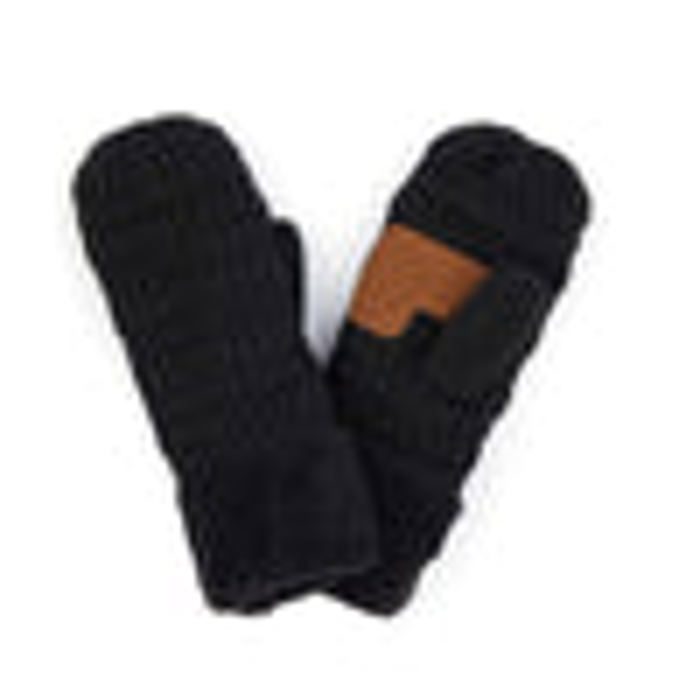 CC Brand Sherpa Lined Mittens Unisex Winter Accessories