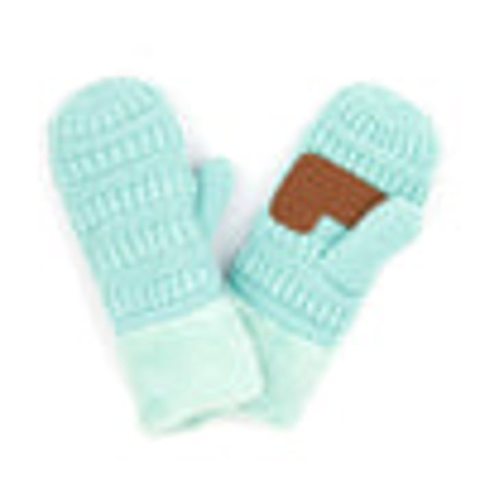 CC Brand Sherpa Lined Mittens Unisex Winter Accessories