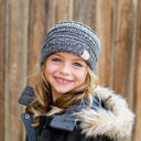 #32 Black Multi C.C® Kids Multi Color Beanie