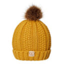 Mustard CC Kids Trending Pom Lined Beanies Hats