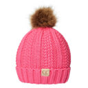 New Candy Pink CC Kids Trending Pom Lined Beanies Hats