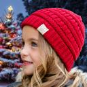 Navy - Ages 1-5 C.C® Kids BeanieUnisex Cable Knit Skully Hats, Ages 1 - 5 by Truly Contagious