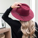 Berry CC Fedora Knitted Hat