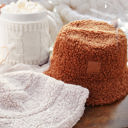 Beige C.C® Sherpa Adjustable Bucket Hat