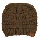 New Olive Confetti C.C® Cozy Confetti Bun Ponytail Beanies Hats