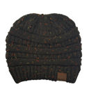 Rust Confetti C.C® Cozy Confetti Bun Ponytail Beanies Hats
