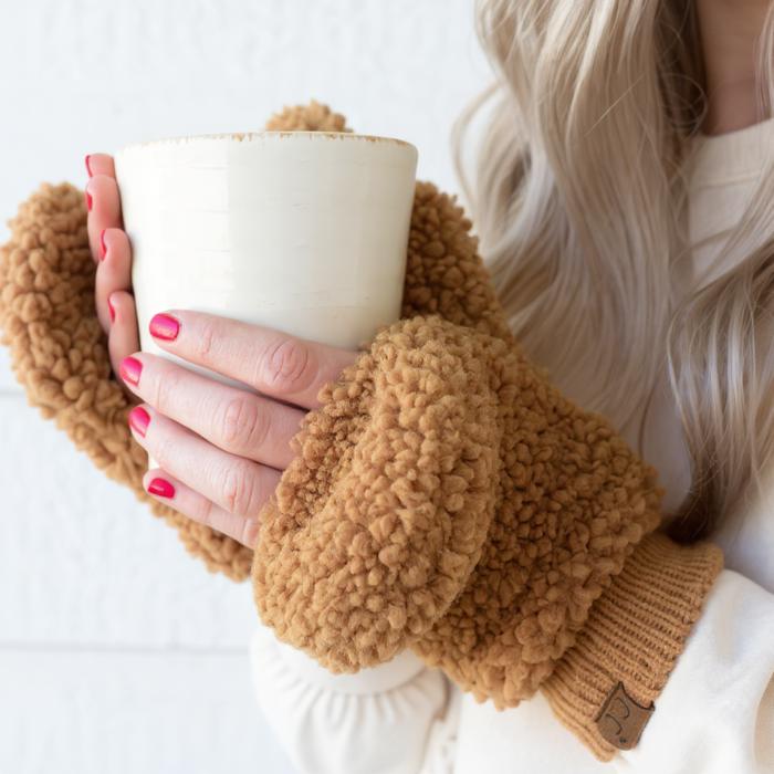 C.C® Soft Sherpa Accessible Mittens by Truly Contagious