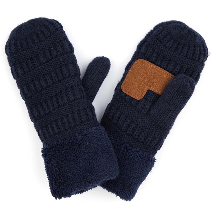 CC Tween Sherpa Lined Mittens