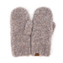 Light Grey C.C® Oh So Soft Boucle Mittens