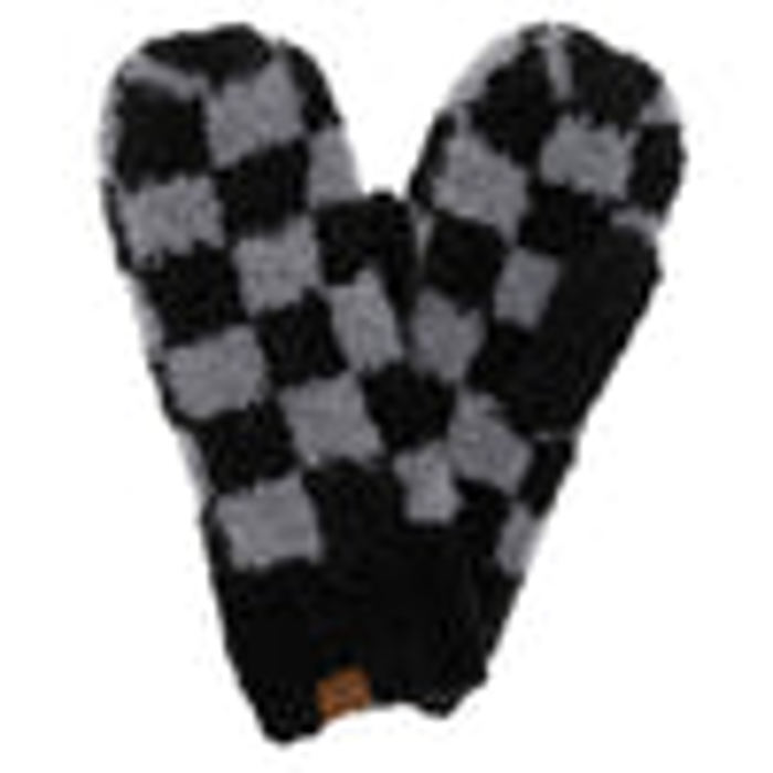 C.C® Checkered Boucle Oh-So-Soft Mittens