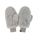 Light Grey CC Plush Touchscreen Accessible Mittens