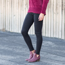 Black - S/M (Pant Size 0-3) Moto Jeggings | ( Truly Contagious/ New Mix )