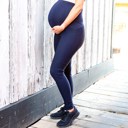 Navy - Small/Medium (Pant Size 0-8) Maternity Leggings