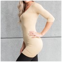 Khaki Compression 3/4 Sleeve Layering Basic