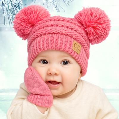 C.C® Baby Pom Pom Beanie and Mittens Set by Truly Contagious