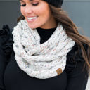 Brown Confetti CC Confetti Scarf