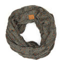 Dark Melange Grey Confetti CC Confetti Scarf