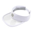 White CC Clear Brim Visor