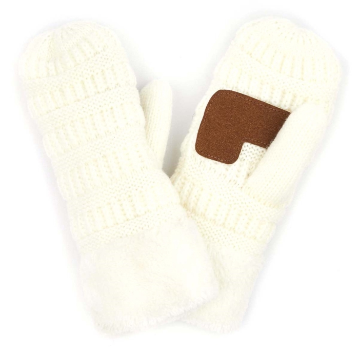 CC Tween Sherpa Lined Mittens