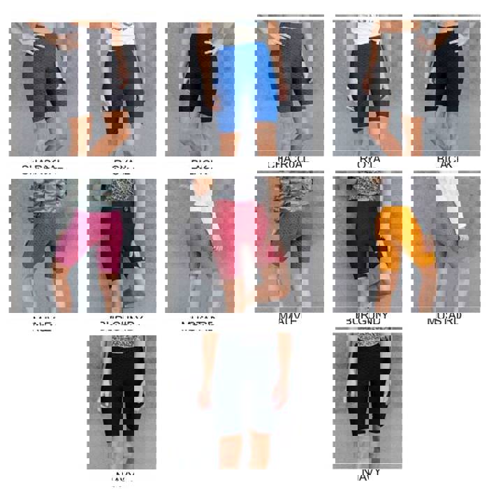 Cellulite Hiding High Waist Biker Shorts