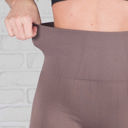 Mocha | Pant Size 11-17 Tummy Control Fleece Lined Leggings Two Sizes Curvy Added