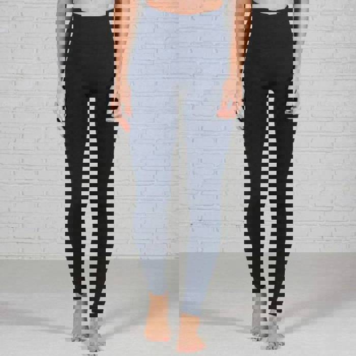 Tummy Control Fleece Lined Leggings Two Sizes Curvy Added