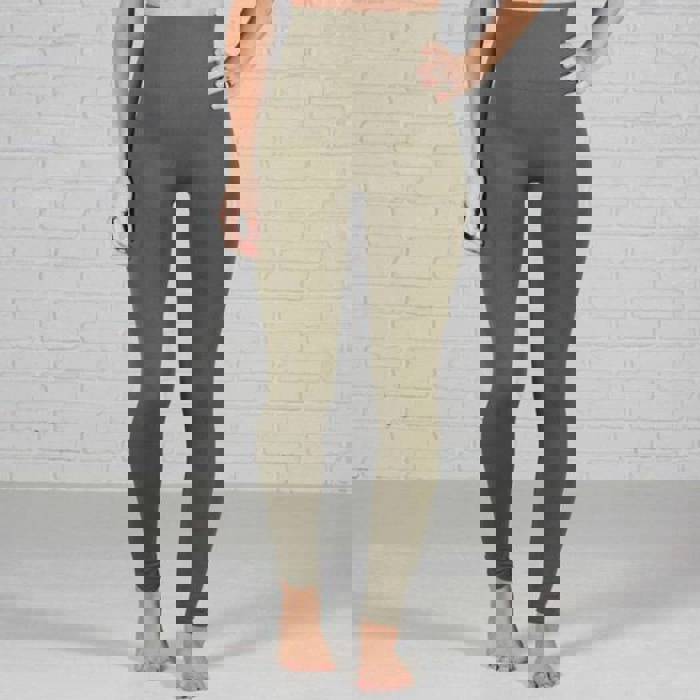 Tummy Control Fleece Lined Leggings Two Sizes Curvy Added